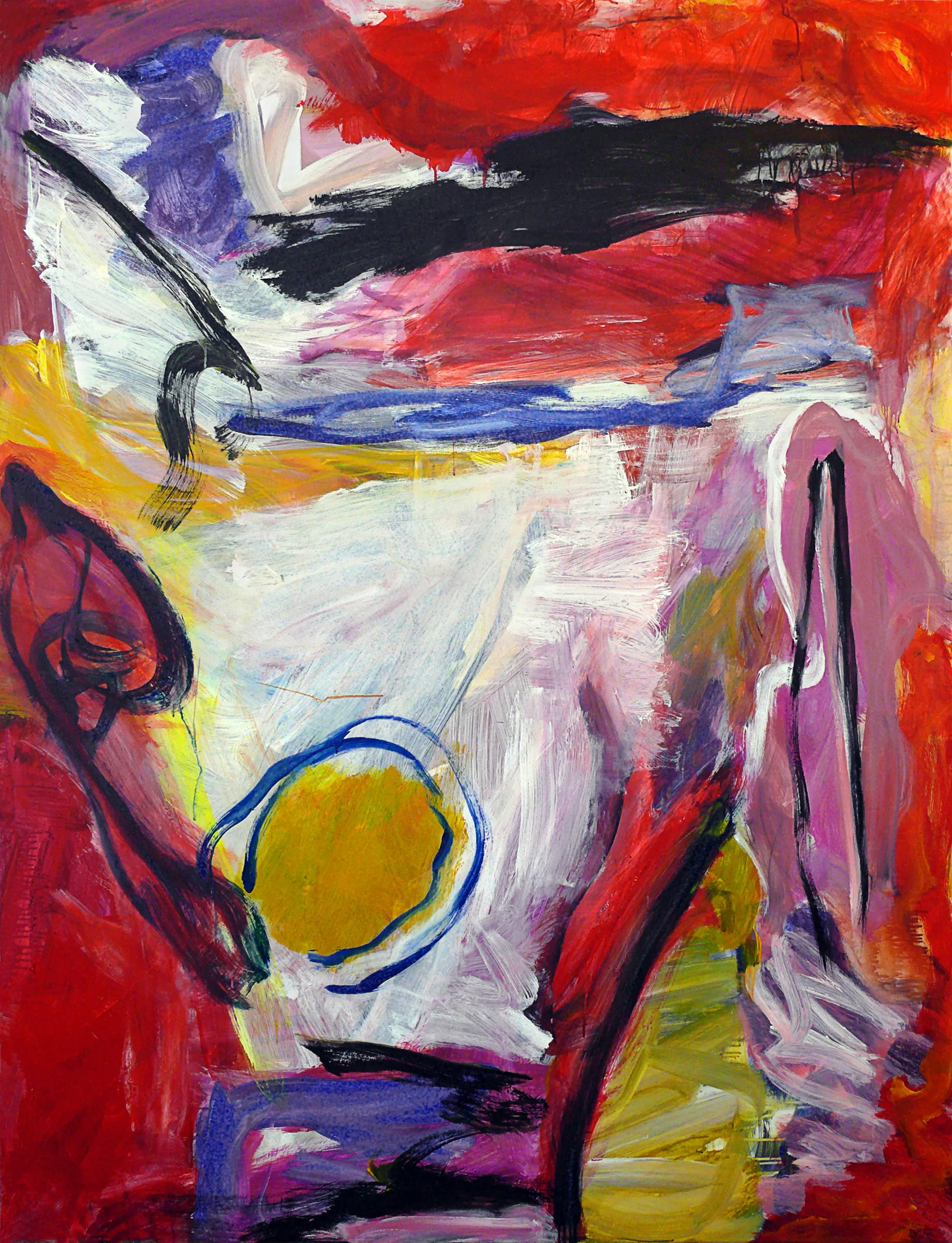 Arte abstracto inspirado en el Mediterráneo